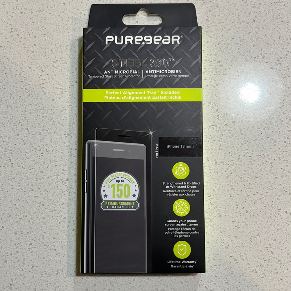 iPhone 13 mini tempered glass screen protector